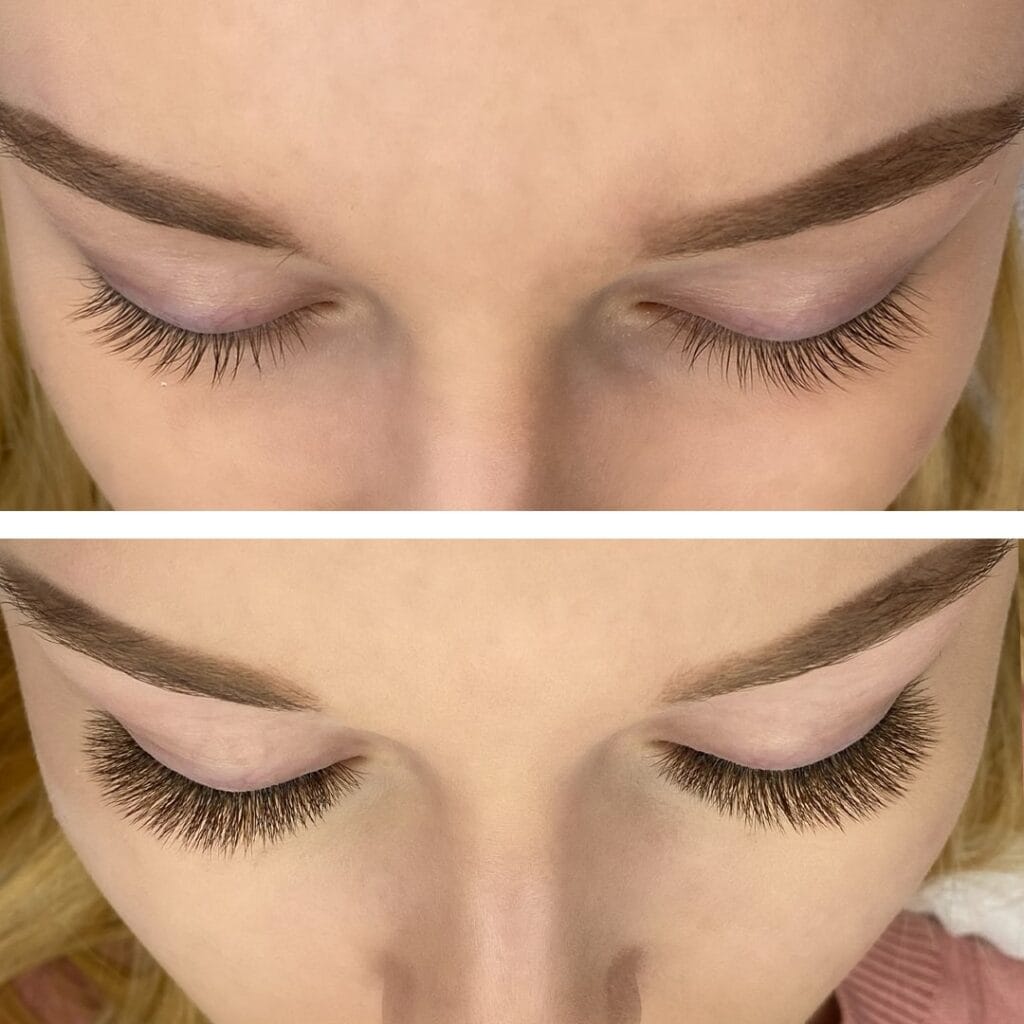 Przedłużanie rzęs light volume - Kasia Grabowska Metamorfoza Maków Mazowiecki