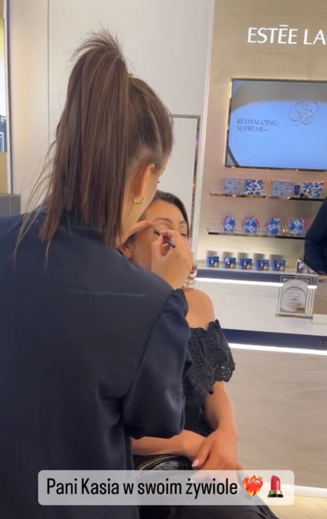 Makijaż Estee Lauder Kasia Grabowska Metamorfoza Maków Mazowiecki Salon Kosmetyczny O mnie