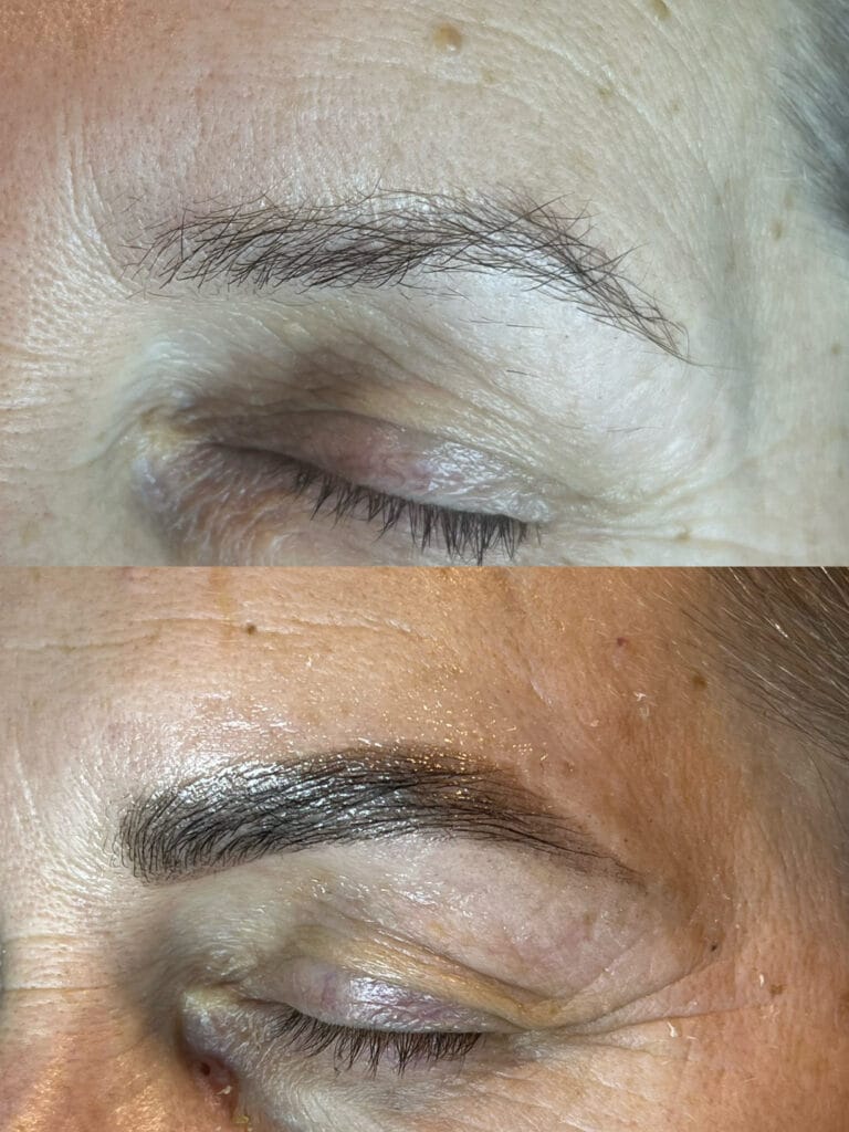 Laminacja brwi i stylizacja brwi w salonie kosmetycznym Metamorfoza Kasia Grabowska, Maków Mazowiecki