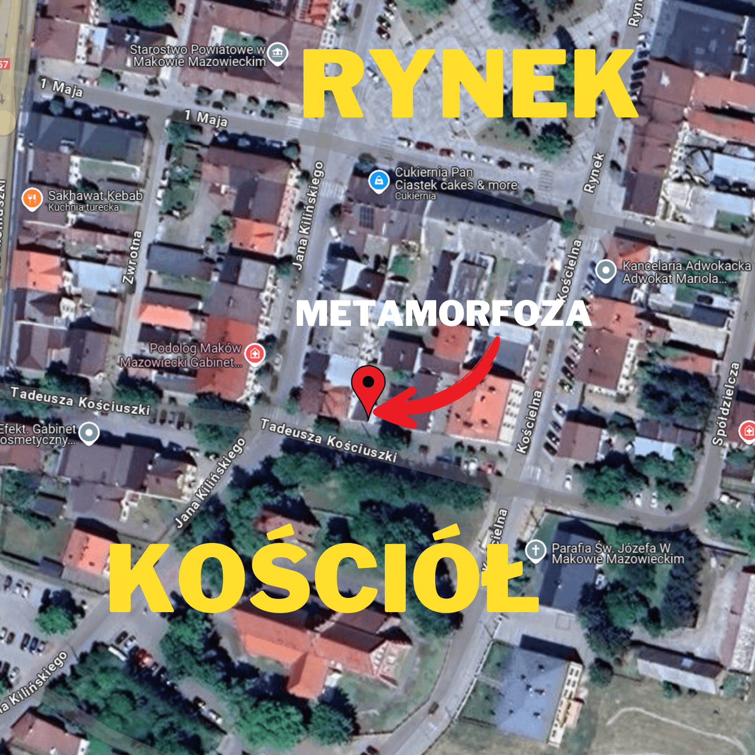 Jak dojechać Kasia Grabowska Metamorfoza Maków Mazowiecki Salon Kosmetyczny O mnie