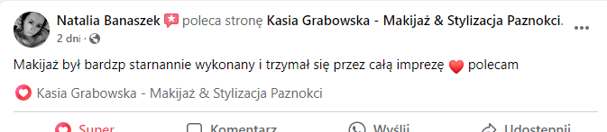 Opinie zadowolonych klientek Metamorfoza Kasia Grabowska