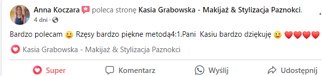 Rzęsy Maków Mazowiecki Salon Kosmetyczny Metamorfoza Kasia Grabowska