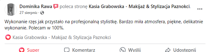 Rzęsy Maków Mazowiecki Salon Kosmetyczny Metamorfoza Kasia Grabowska