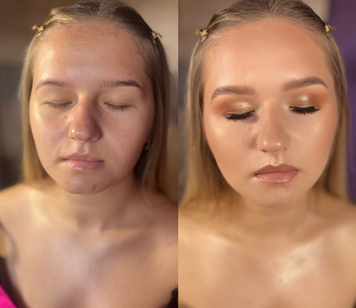 Profesjonalny makijaż na wesele w salonie kosmetycznym Metamorfoza Kasia Grabowska Maków Mazowiecki