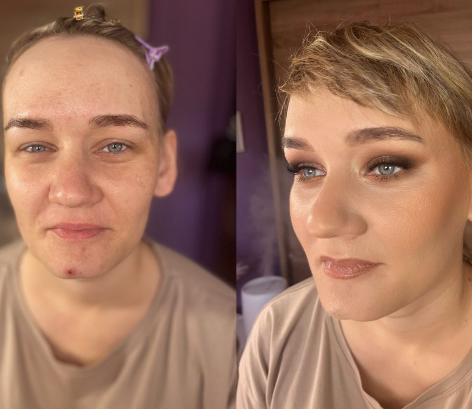 Profesjonalny makijaż weselny w salonie kosmetycznym Metamorfoza Kasia Grabowska Maków Mazowiecki