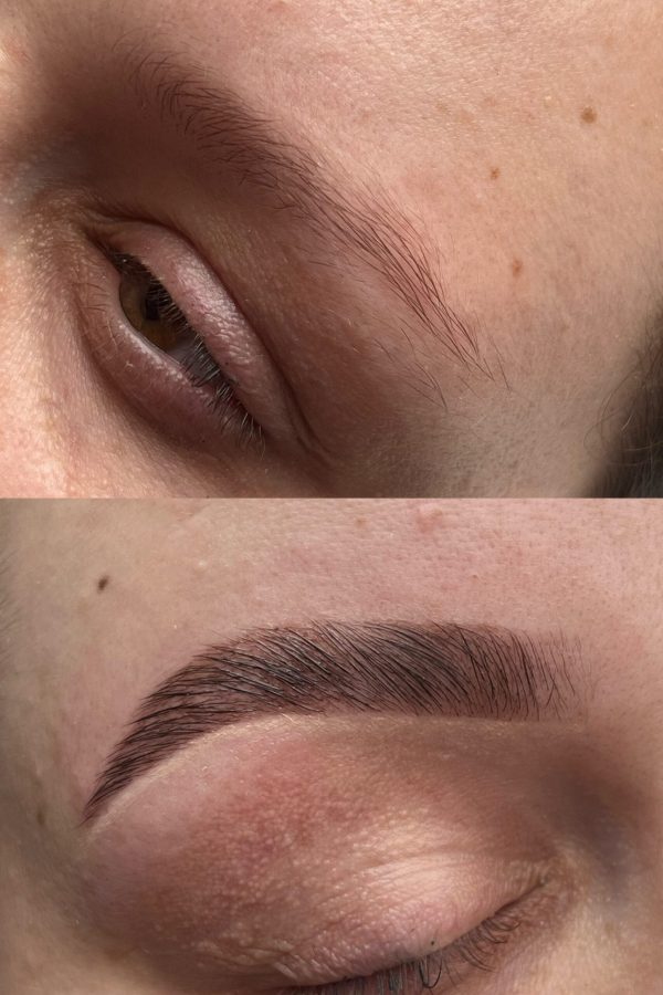 Laminacja brwi i stylizacja brwi w salonie kosmetycznym Metamorfoza Kasia Grabowska, Maków Mazowiecki