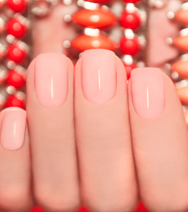 Nowoczesne paznokcie hybrydowe z efektem lustra - Kasia Grabowska Metamorfoza Maków Mazowiecki