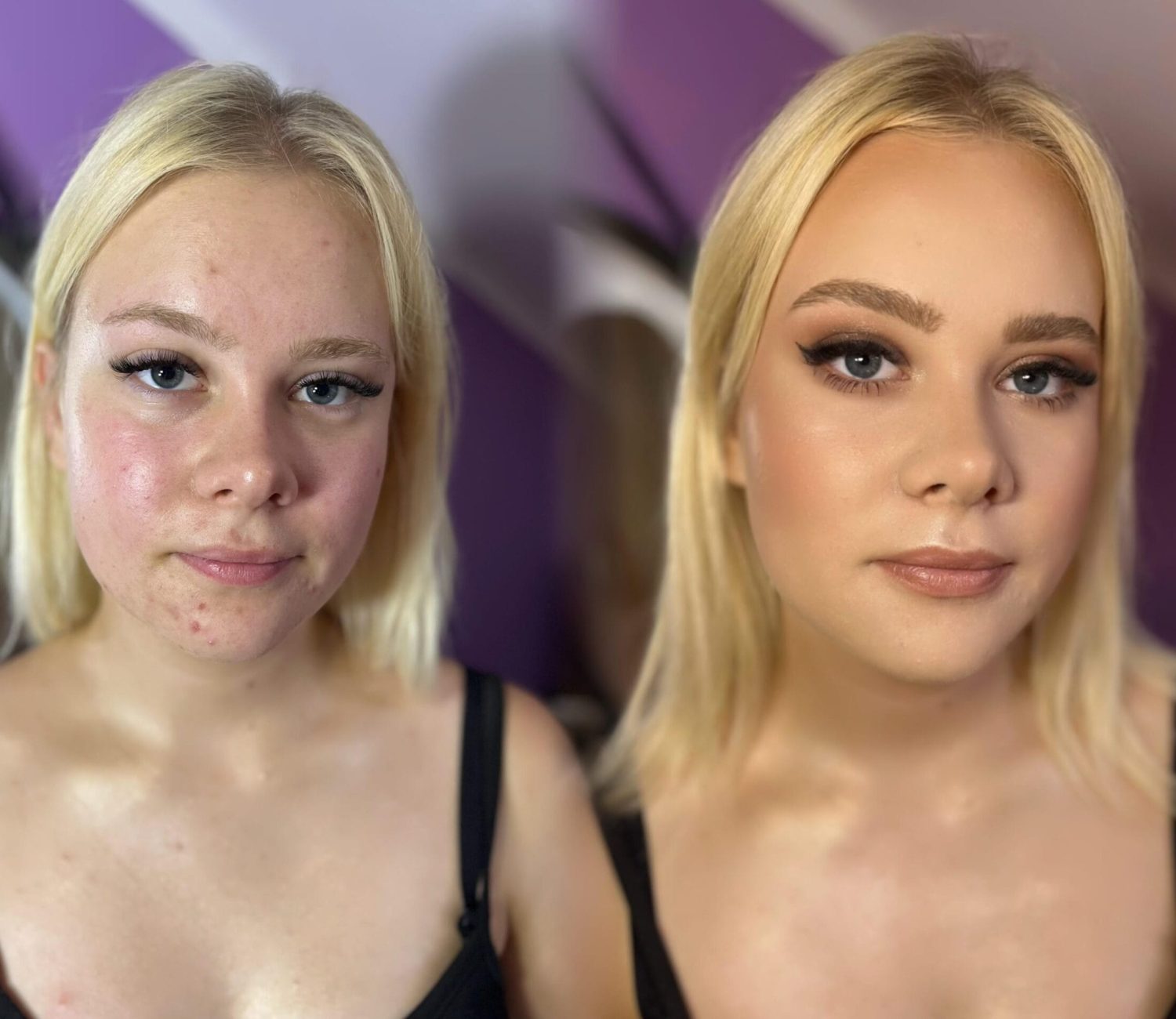 Profesjonalny makijaż weselny w salonie kosmetycznym Metamorfoza Kasia Grabowska Maków Mazowiecki